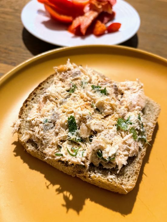 Pasta z pieczonego łososia