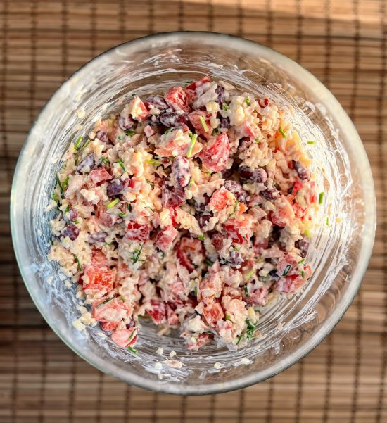 Sałatka z tuńczykiem i kaszą